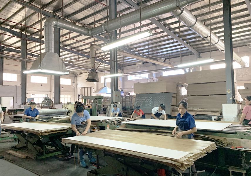 Dongguan Lingfeng Wood Industry Co., Ltd. Produktionslinie des Herstellers