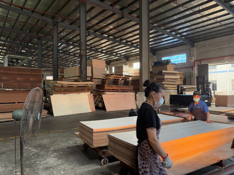 Dongguan Lingfeng Wood Industry Co., Ltd. Produktionslinie des Herstellers